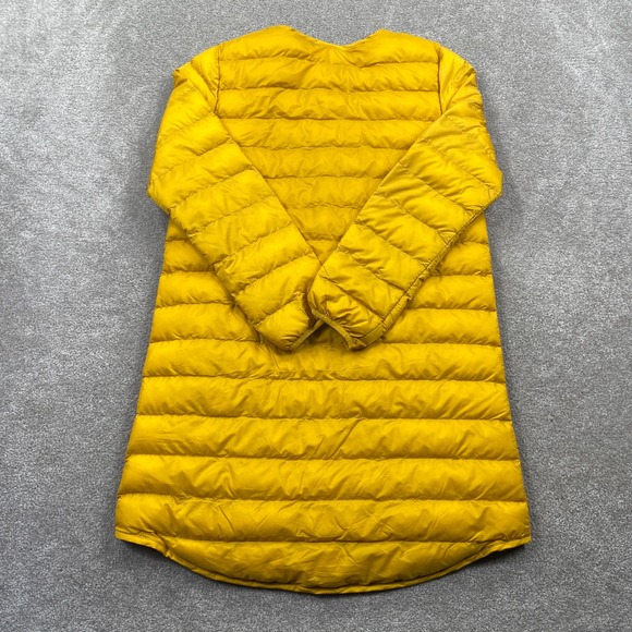 Herschel Supply Co Puffer Jacket Yellow Quilted LS Collarless Women's S - Picture 4 of 11